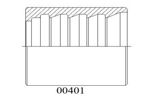 00401 4SH软管套筒