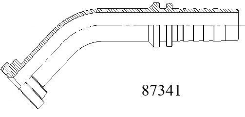 87341 SAE3000PSI法兰接头系列