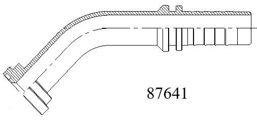 87641 SAE 6000PSI法兰接头系列