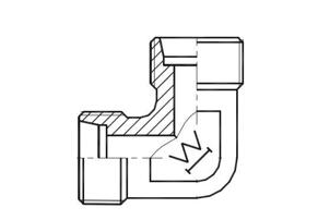 1C9/1D9  90°度弯接头